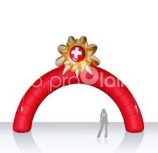 Bogen aufblasbar mit 3D Element - Bogen Round Schweiz