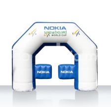 aufblasbares exit gate Nokia - Bogen Sonderform Nokia