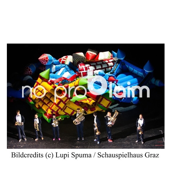 Kunstobjekt aufblasbar - LUPI SPUMA Schauspielhaus Graz