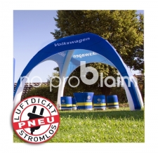 aufblasbarer Event Shelter stromlos - Pneu Zelt LITE Volkswagen