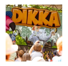 aufblasbarer Schriftzug "Dikka" -