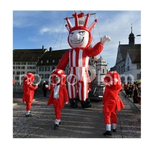 große aufblasbare Marionette für Karnevals-Verein in der Schweiz