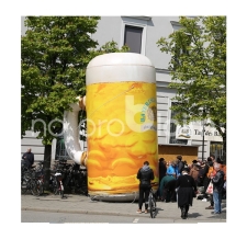 RIESIGES aufblasbares Bierglas - mit Innenbeleuchtung - Bayerischer Brauerbund