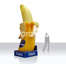 riesige aufblasbare Banane - Nachbildung aufblasbar - Chiquita Banane