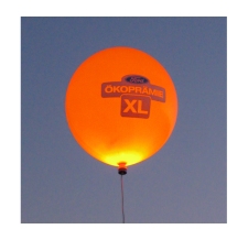 Beleuchteter Werbeballon - Ökoprämie