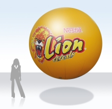 Fliegender Werbeballon / Heliumballon - Lion Riegel