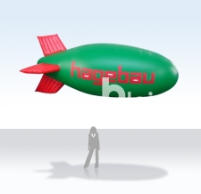 Werbung Zeppelin - Sky Ad Zeppelin Hagebau