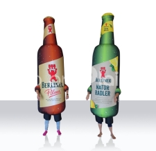 aufblasbare Kostüme - Bierflaschen Berliner Pilsner